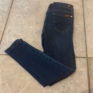 7 For All Mankind Dark Blue size  8 Kids Skinny Adjustable waist Jeans